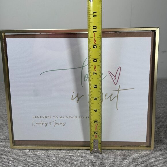 UMBRA Prisma Brass Photo Display 8" x 10" Picture Frame Holder New OPEN BOX - Picture 9 of 10